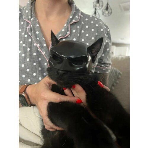 Маска для кота Бетмен Супер-кот пластиковая 3D печать