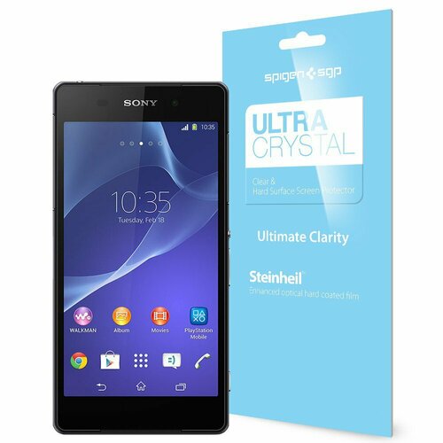 Защитная пленка SPIGEN для Sony Xperia Z2 - Steinheil - Ultra Crystal - SGP10825