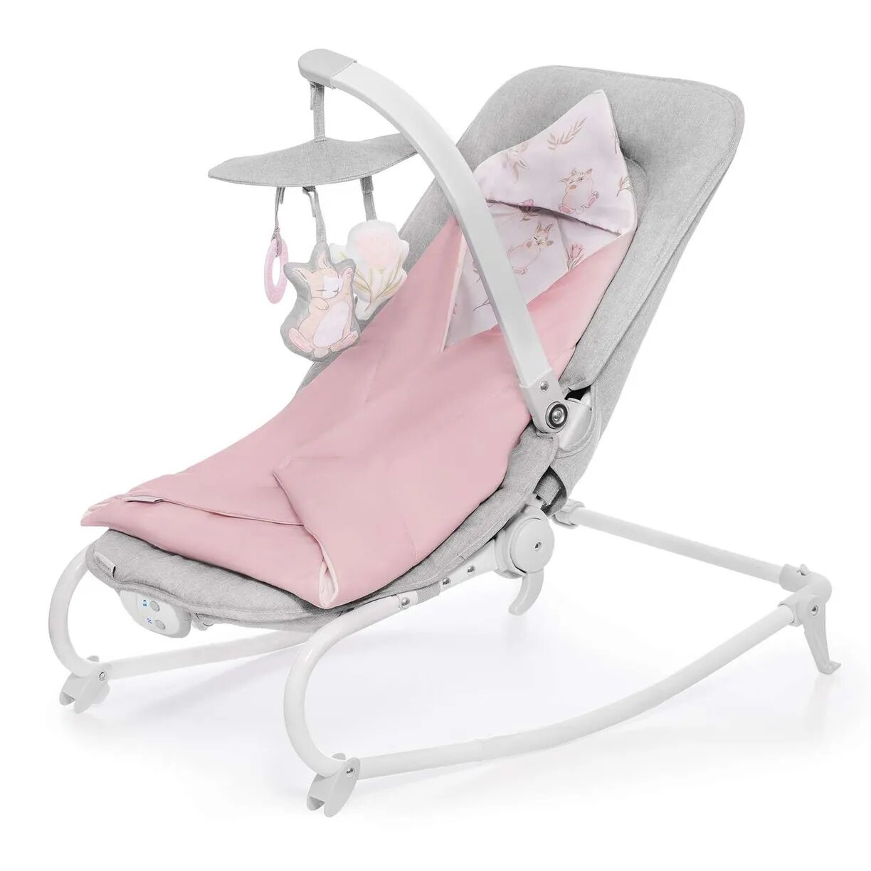 Шезлонг Kinderkraft Felio 2020, peony rose