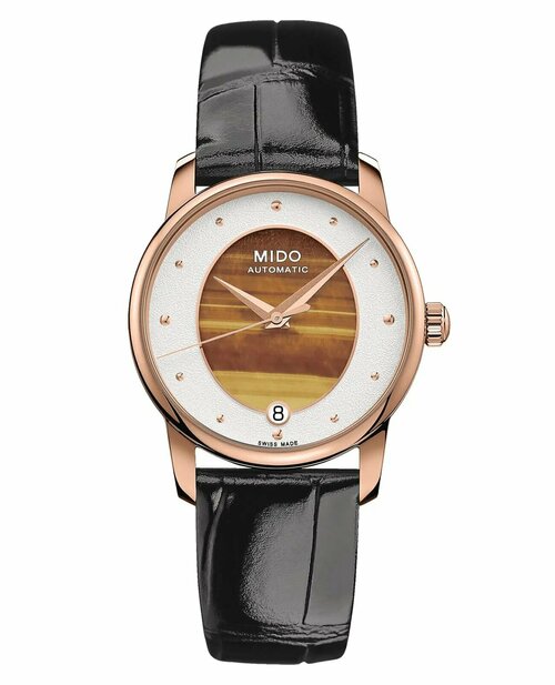 Наручные часы Mido Baroncelli, синий, коричневый