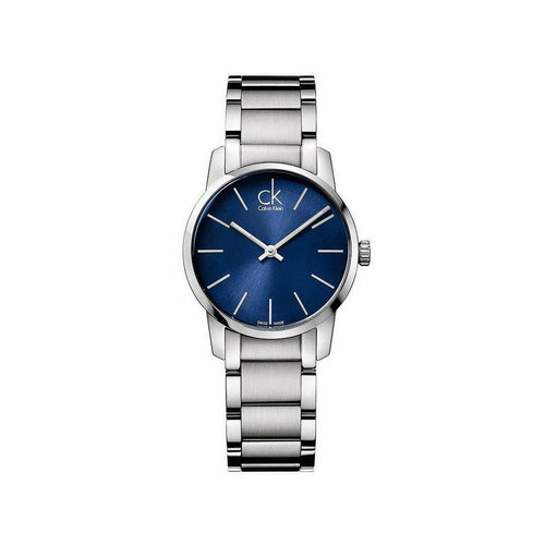 фото Наручные часы calvin klein city, серебристый/синий