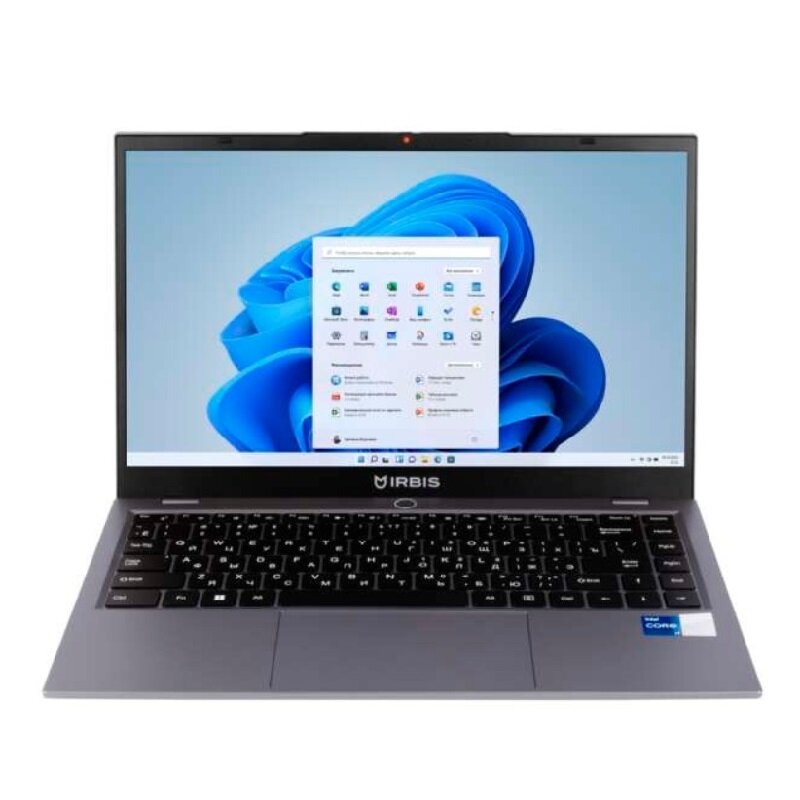 Ноутбук Irbis 17NBP4504 17.3" FHD IPS 300cd/Core i5-1235U/8Gb DDR4-3200(1)/256Gb SSD/noOS/Grey