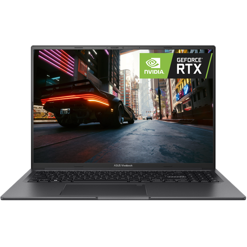 16" Ноутбук Asus VivoBook 16X, 100% sRGB 120Hz, Intel Core i7-12700H (4.7 ГГц), RAM 40 ГБ, SSD 1 ТБ, NVIDIA GeForce RTX 3050, Windows 11 Pro + Office 2021 Pro Plus, Русская раскладка черный