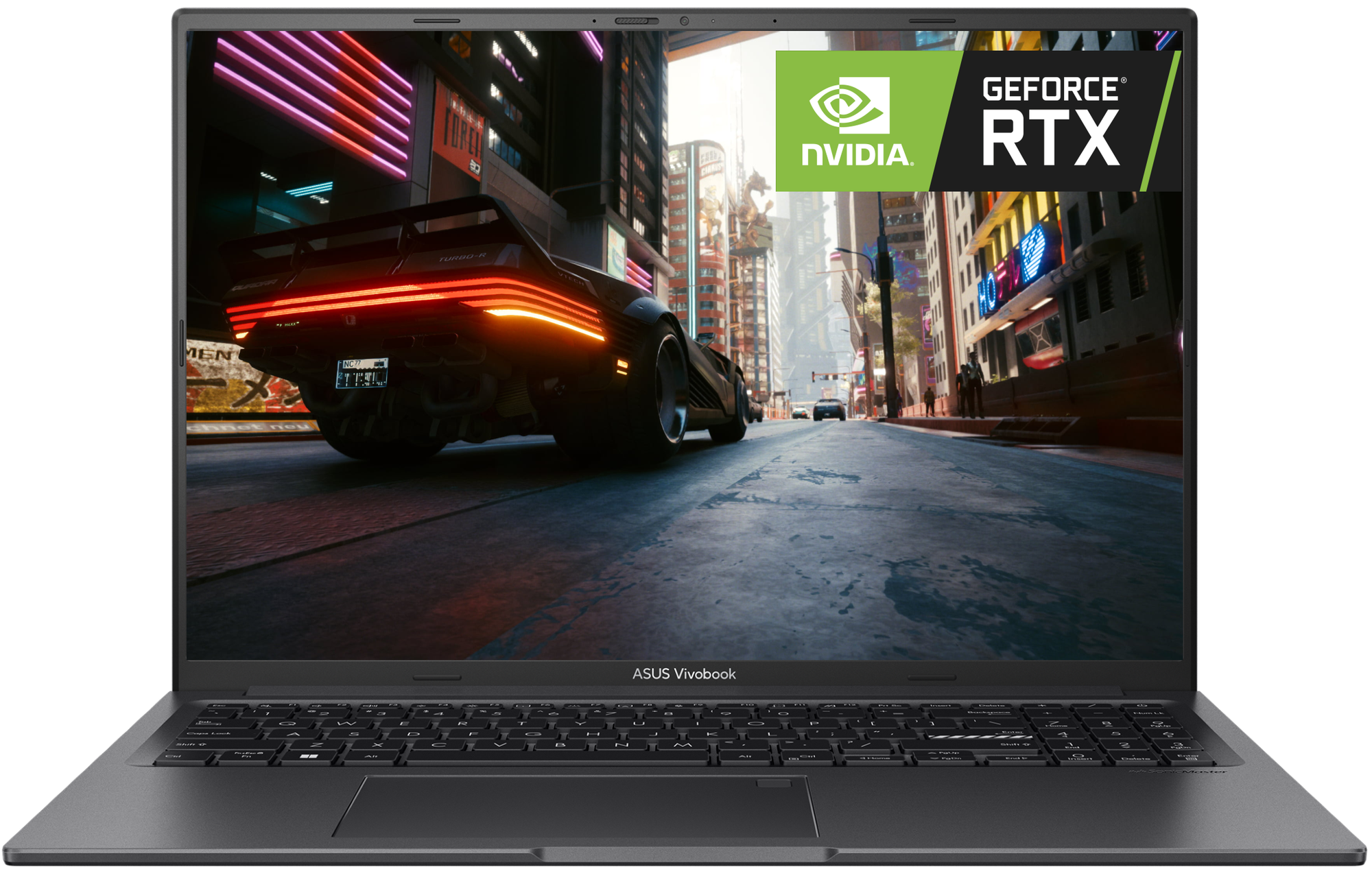 16" Ноутбук Asus VivoBook 16X, 120Гц, Intel Core i5-12500H (4.6 ГГц), RAM 16 ГБ, SSD 512 ГБ, NVIDIA GeForce RTX 3050, Windows 11, Русская раскладка