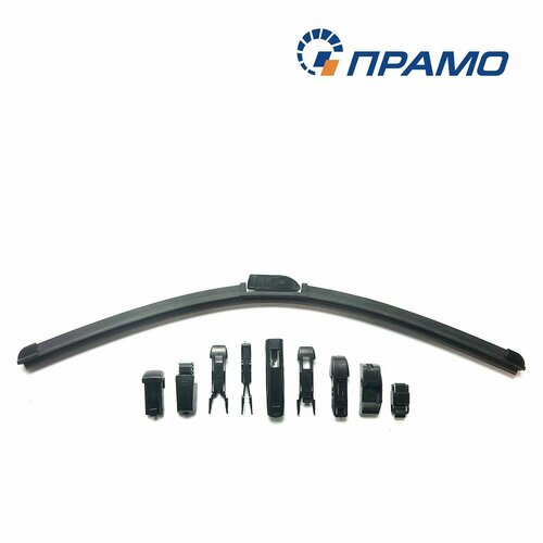 Щетка со прамо бескаркасная 550 мм 10 адаптеров арт WB-U-1550-P 1шт 451₽