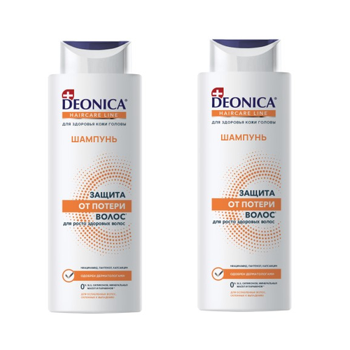 Шампунь от выпадения волос Deonica, защита от потери волос, 380 мл, 2 шт