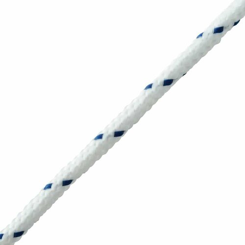 Шнур плетеный 4 мм полипропиленовый цвет белый 20 м/уп.