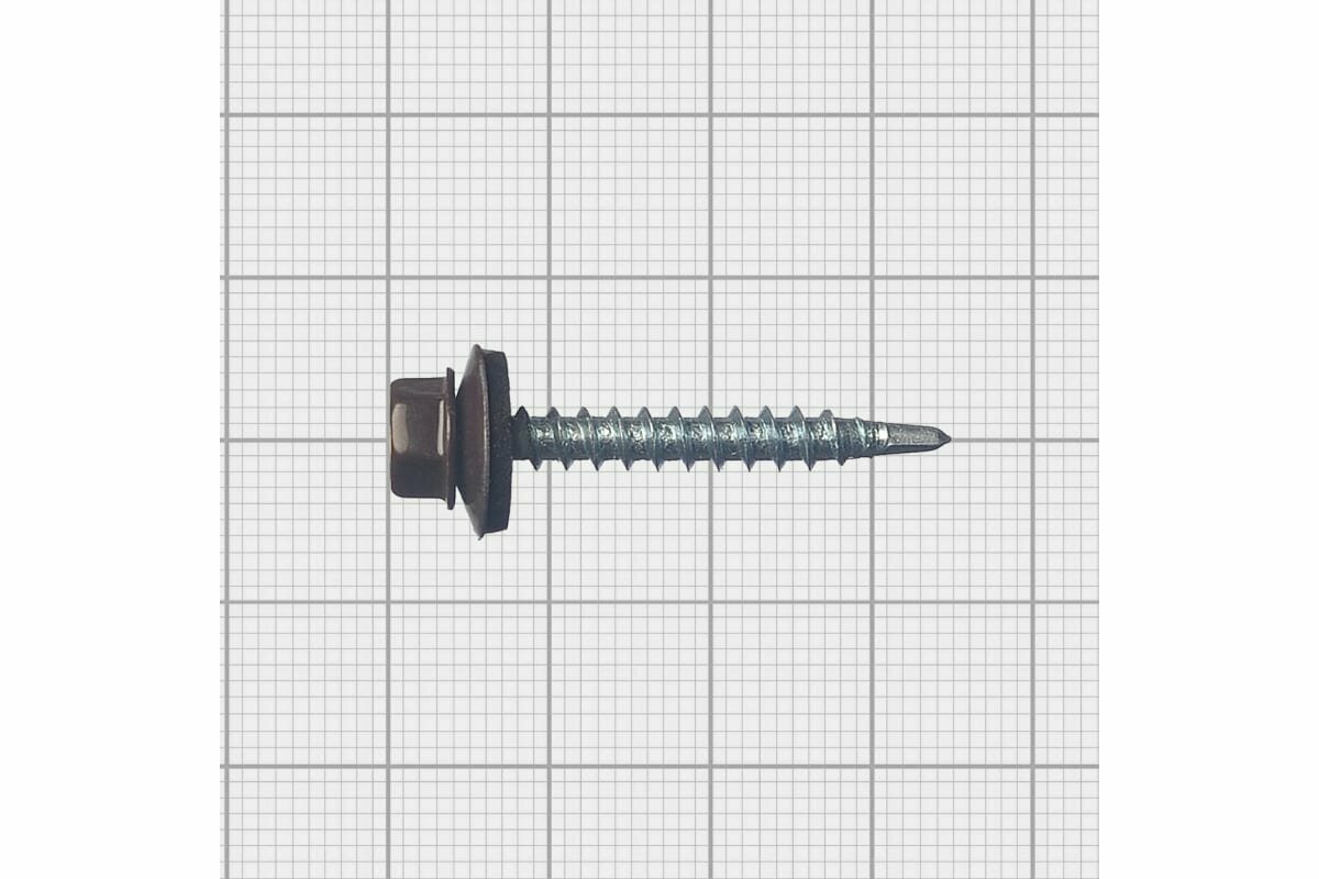 Металлсервис Кровельный саморез 4.8x35 RAL 8017 200 шт. 1220570