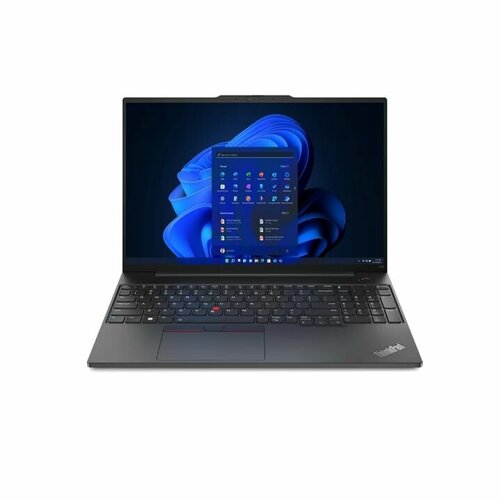 Ноутбук Lenovo ThinkPad E16 Gen1 IPS WUXGA 1920x1200 21JN009DRT Черный 16 Intel Core i5-1335U 16ГБ DDR4 512ГБ SSD Iris Xe Graphics Без ОС 10732000₽
