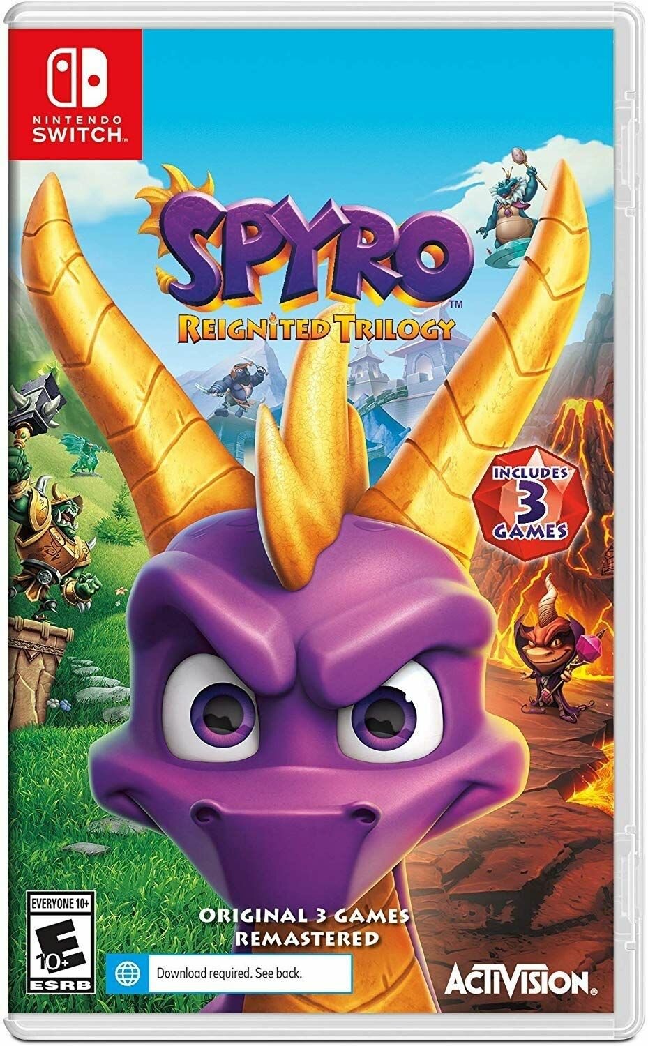 Игра Nintendo Switch Spyro: Reignited Trilogy