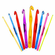 Набор крючков для вязания пластиковых "Карамель" (9 размеров: 3, 4, 5, 6, 7, 8, 9, 10 12)