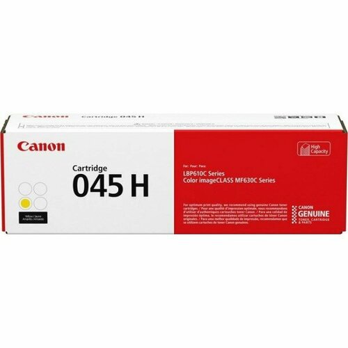 Canon Cartridge 045 H Y [1243C002] желтый повышенной емкости для Canon i-SENSYS LBP-611Cn, 613dw, MF