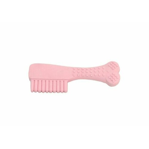 Homepet Игрушка для собак, Foam TPR Dental, Зубная щетка, розовая, 14 см papillon игрушка зубная щетка для собак обезьянка 15 см резина