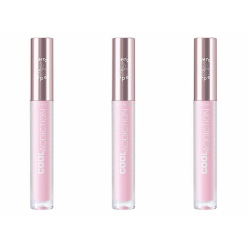 Relouis Плампер для губ Cool Addiction Lip Plumper, тон 02, Clear Pink, 3 шт relouis блеск для губ relouis cool addiction lip plumper плампер тон 01 персиковый