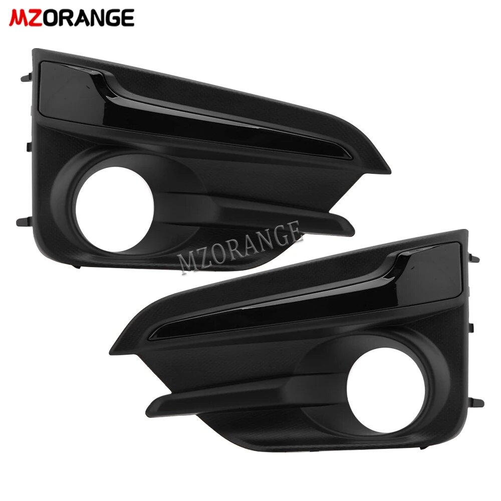 Крышка противотуманной фары решетка для Subaru Impreza 2017 2018 накладка на противотуманную фару абажур рамка гоночная решетка аксессуары 57731FL22A 1 pair black