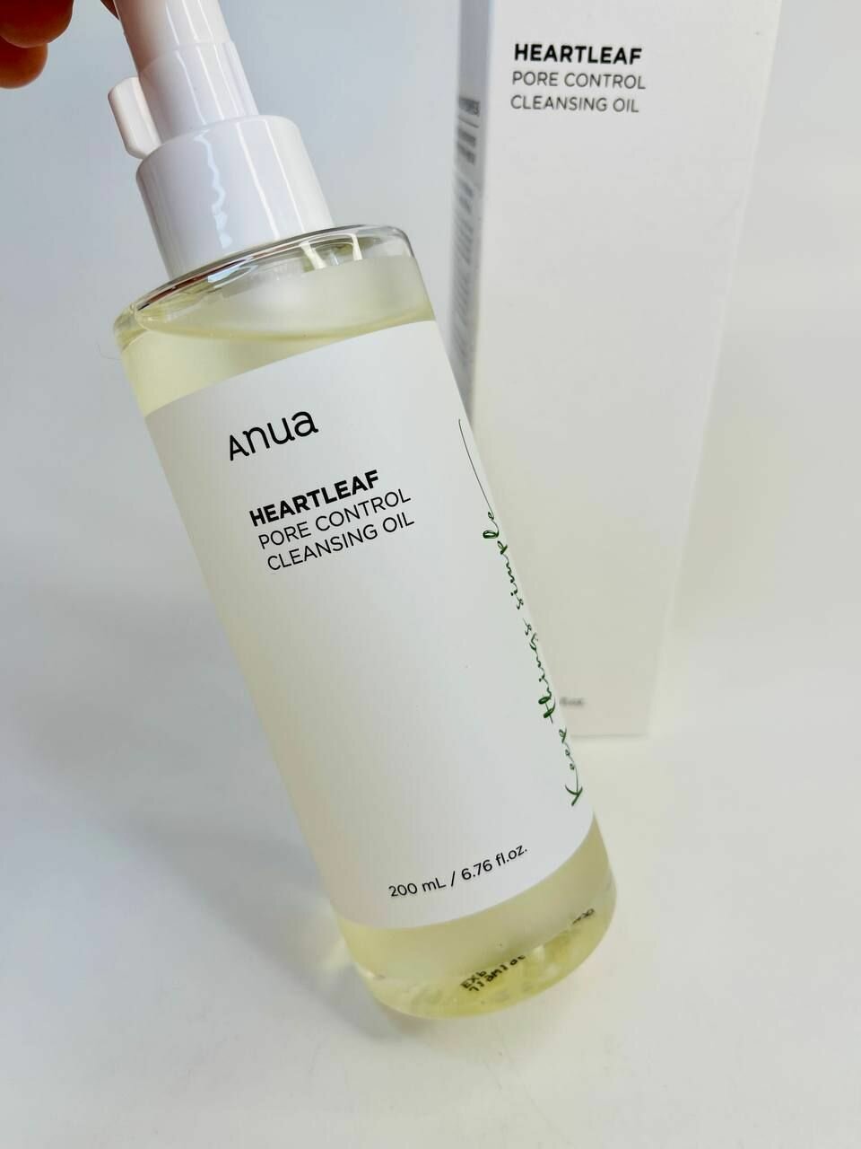 Гидрофильное масло для глубокого очищения пор Anua Heartleaf Pore Control Cleansing Oil, 200 мл — фото 1
