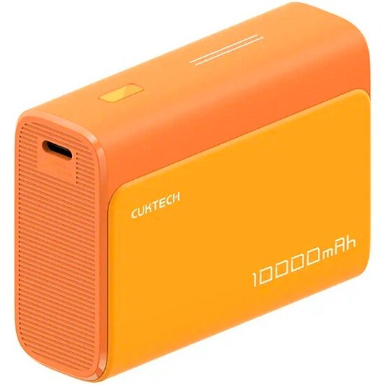 Внешний аккумулятор Cuktech PB100 Orange,10000 мАч 30Вт 3A QC 3.0 PD3.0 1xUSB-A+1xType-C