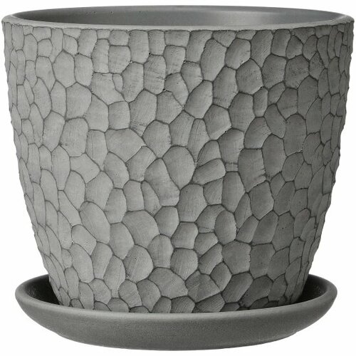 Горшок Композит Манго бетон серый бутон 8 d-36 см 22л 3945₽