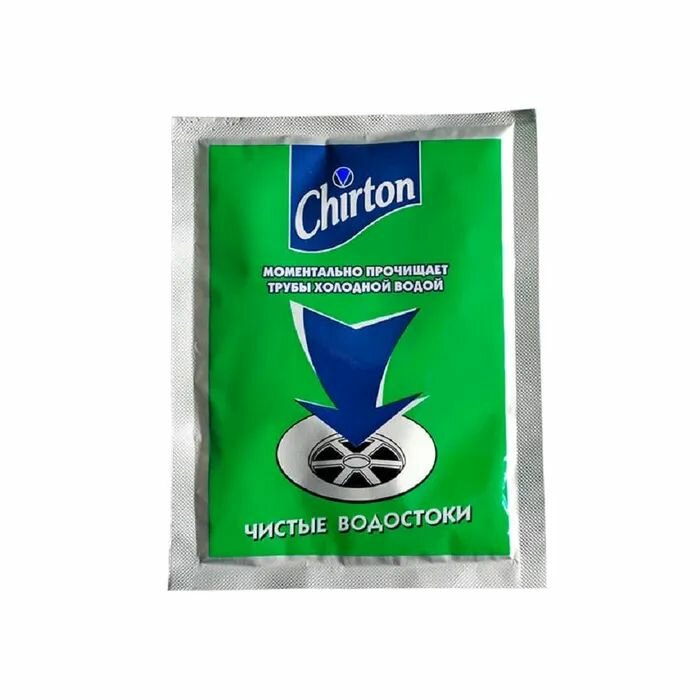 Chirton Средство для прочистки труб холодной водой, 60 г, 48 шт в коробке