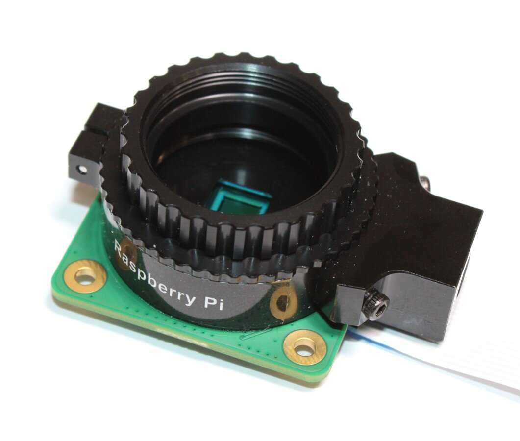 Raspberry Pi High Quality Camera C/CS - Sony IMX477, 12.3МПикс, Видеокамера, RASPBERRY PI, для Raspberry Pi3/Pi4/Zero
