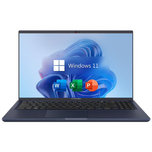 156 Ноутбук ASUS ExpertBook B1 Intel Core i7-1165G7 47 ГГц RAM 20 ГБ DDR4 SSD 1 ТБ Iris Xe Graphics Windows Pro Office 2021 Pro Plus Русская раскладка 79990₽
