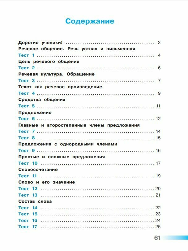 Тесты Просвещение "Перспектива" "Русский язык", 4 класс, 2024 г — фото 1