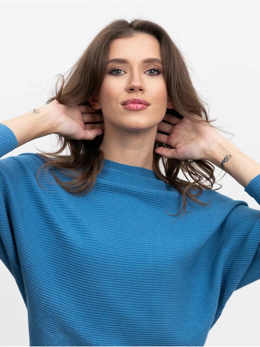 Свитер RM shopping, размер 42/48, , синий — фото 1