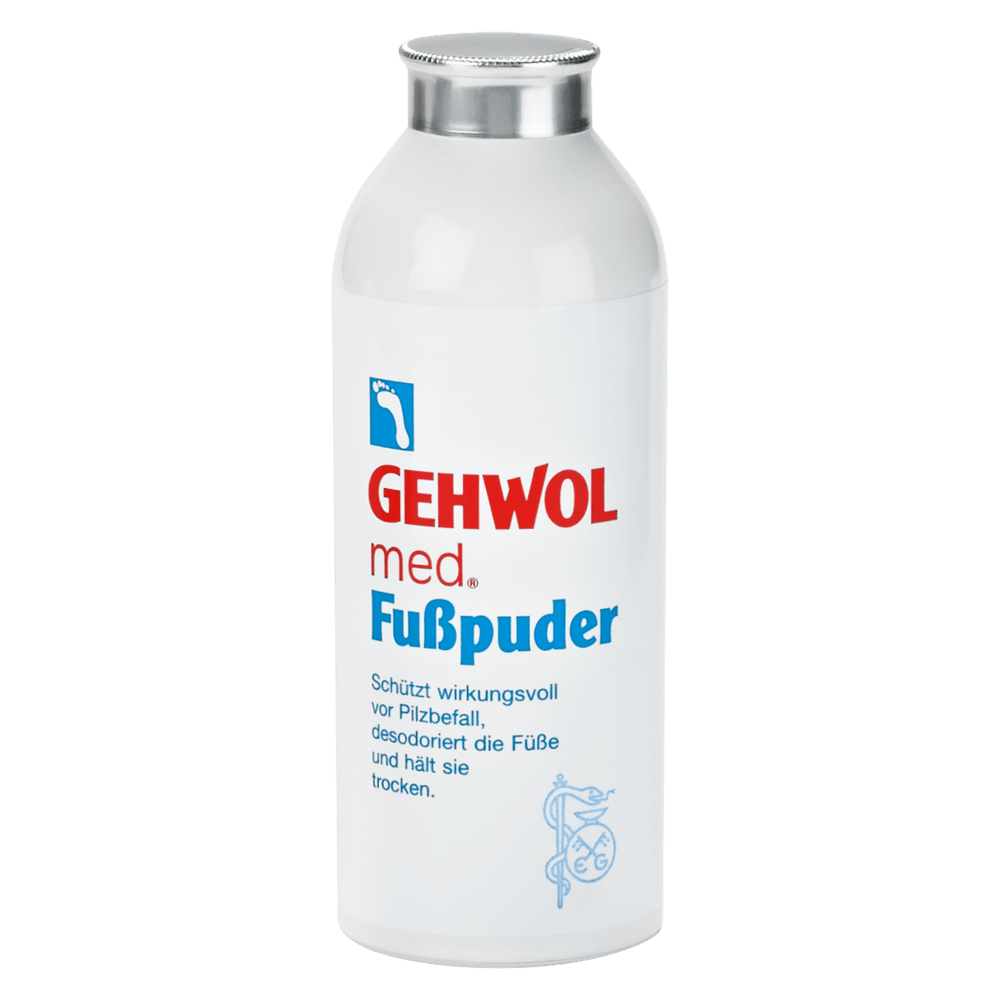 Пудра для ног Gehwol Foot Powder, антибактериальная, для всех типов кожи