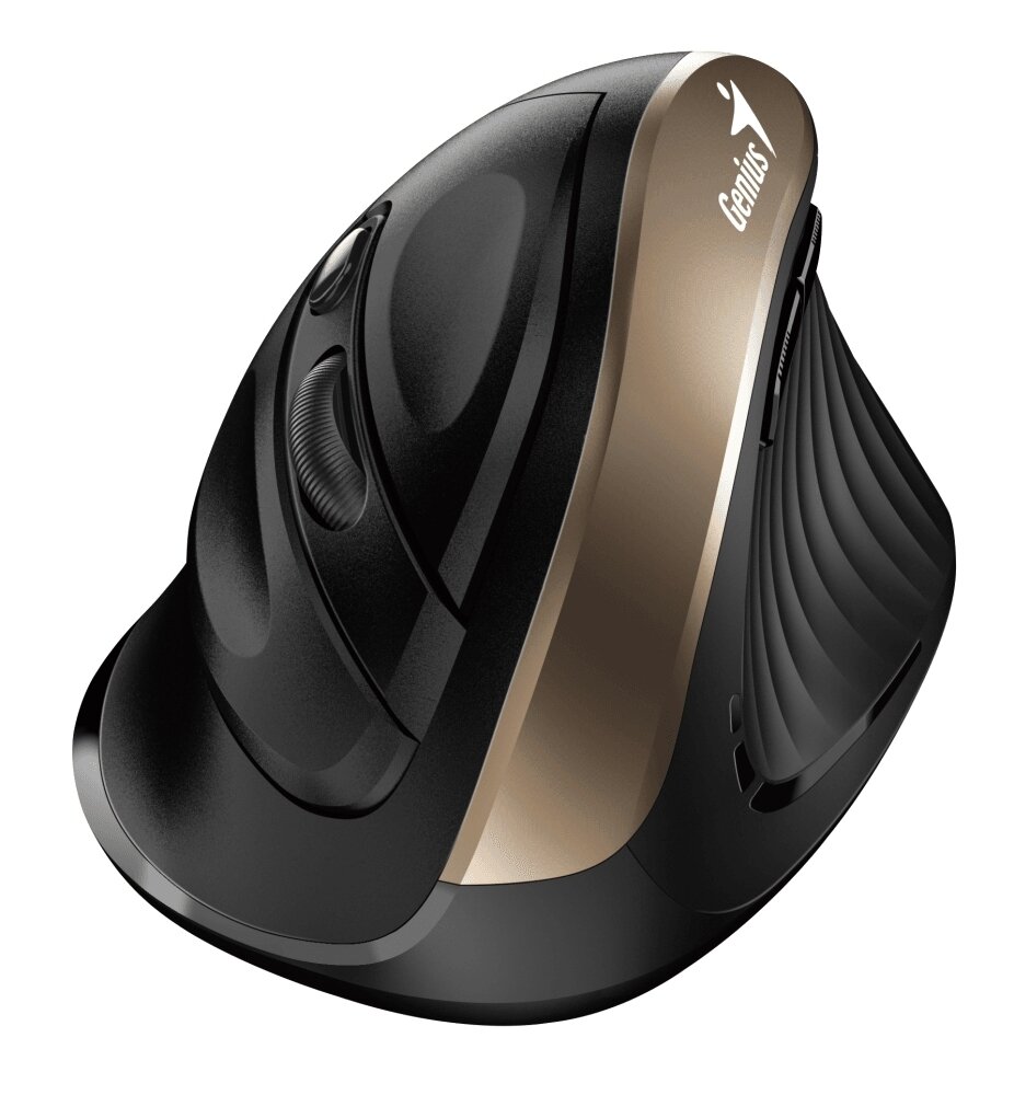 Мышь беспроводная Genius Ergo 8250S Black vertical (2400dpi, USB) (31030031400)