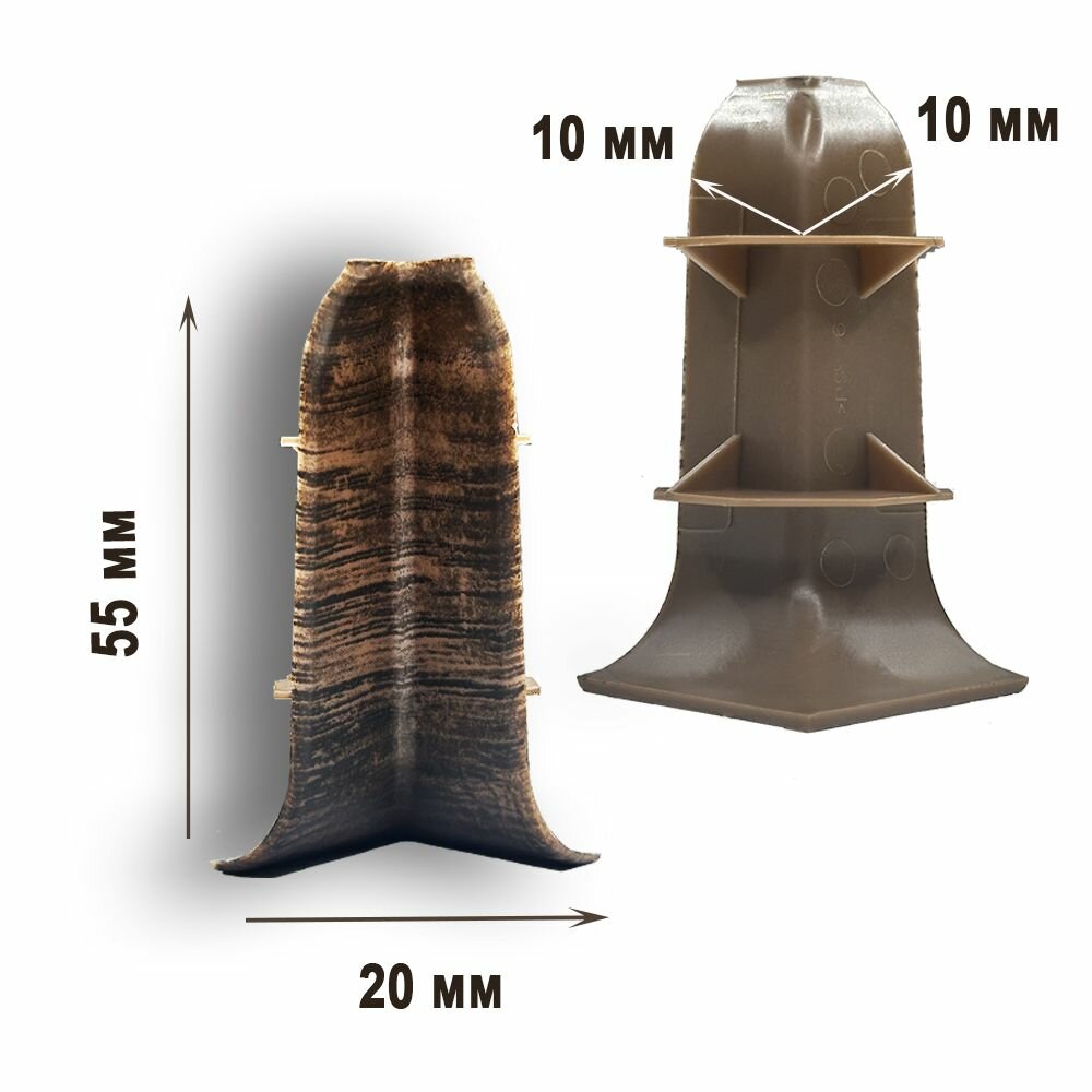 Угол внутренний "TITTANIUM Eco" №21, Венге (2 шт.) — фото 1