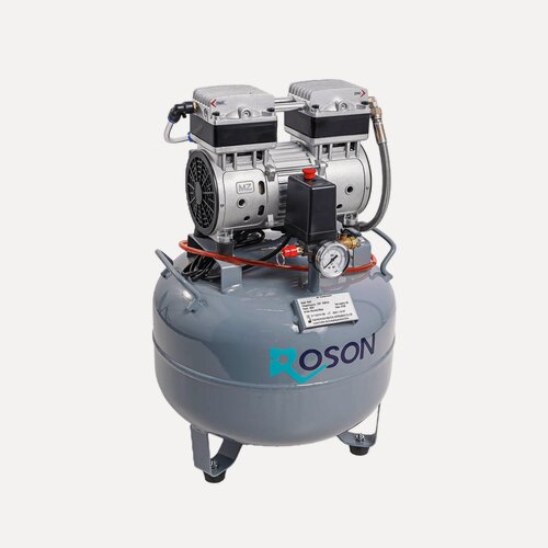 Изображение товара Компрессор Roson RA-02, поршневой, безмасляный, 80 л/мин, ресивер 32л