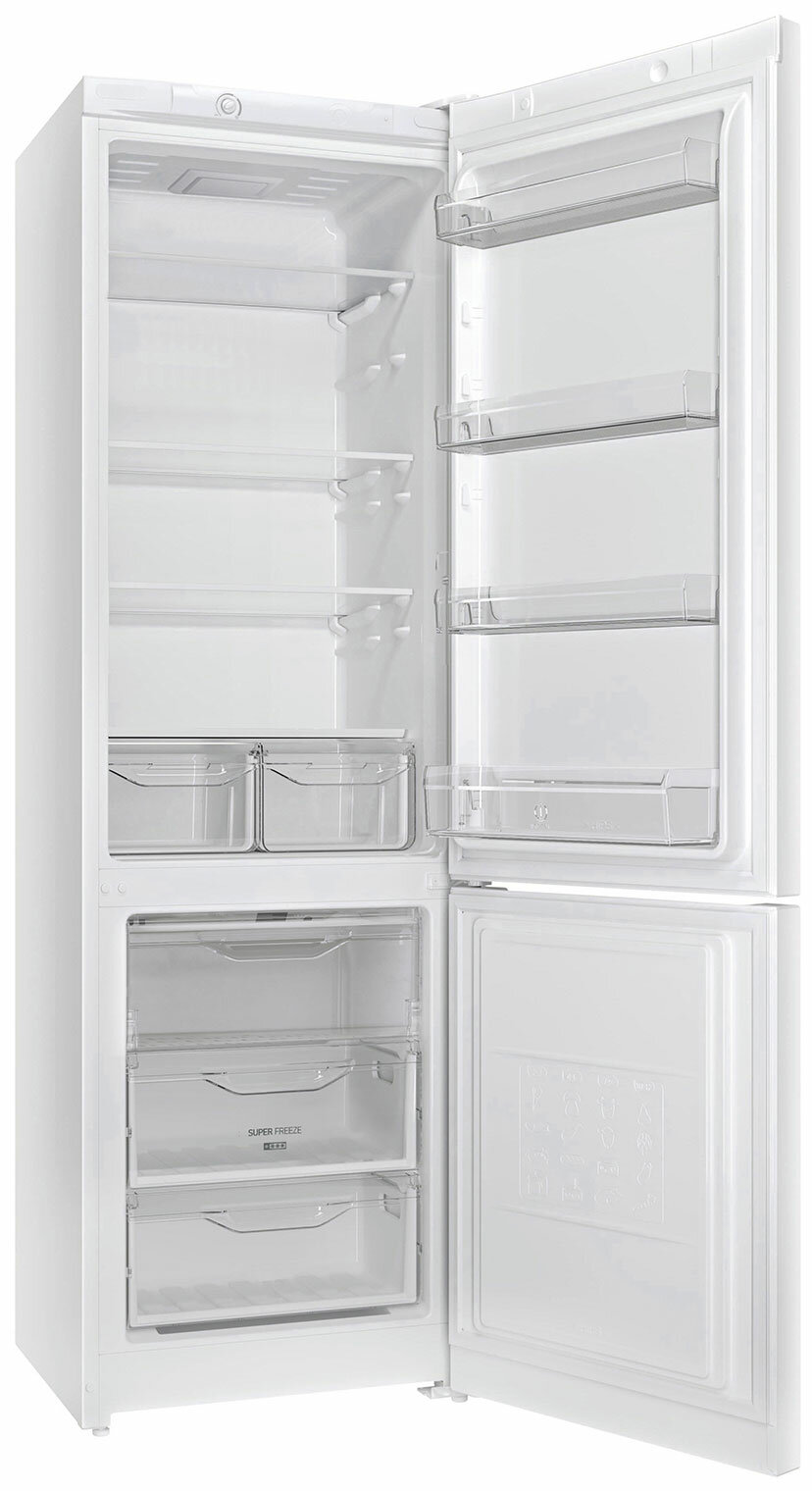 Холодильник Indesit DS3200W двухкамерный перевешиваемые дверцы белый