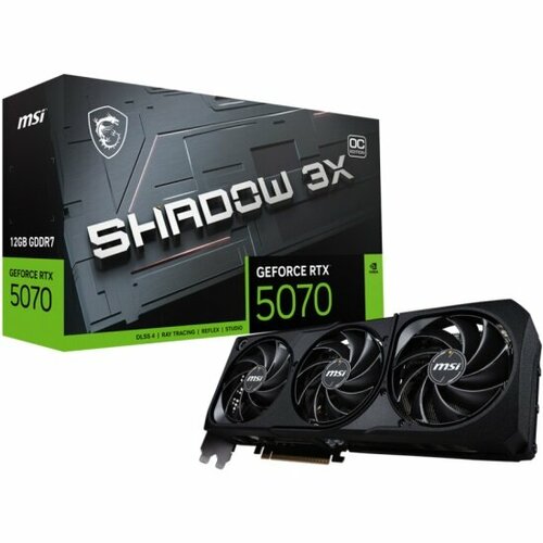 Видеокарта Msi GeForce RTX 5070 SHADOW 3X OC 12G 86350₽