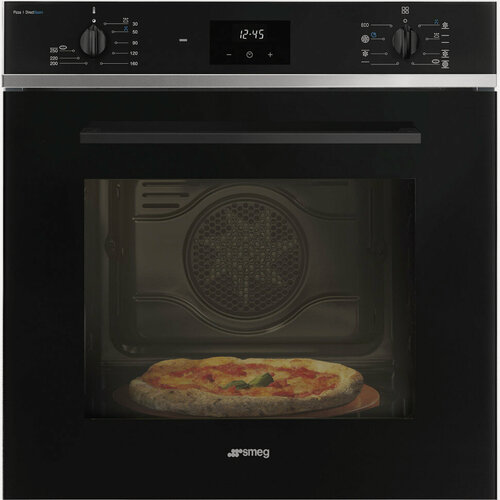 Изображение товара Духовой шкаф Smeg SF6400S1PZB, с грилем, конвекцией и 9 программами, черный