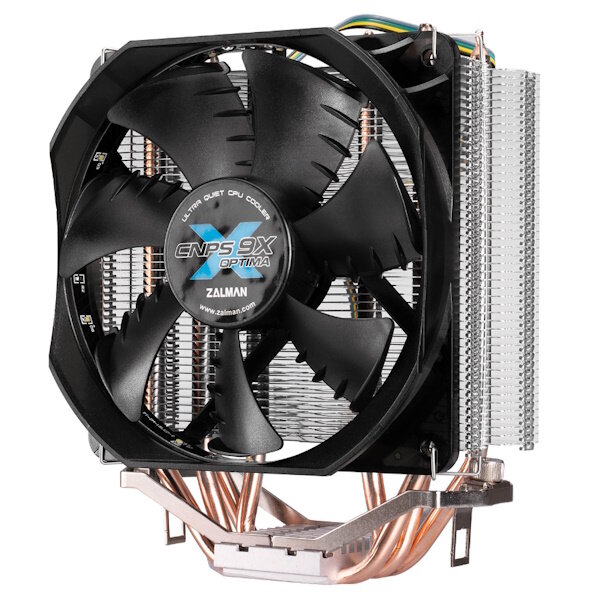 Процессорный кулер Zalman CNPS9X OPTIMA LED, LGA1200 115X, 775, AM5, AM4, AM3, AM3+, AM2+, AM2, FM1, TDP 180W — фото 1