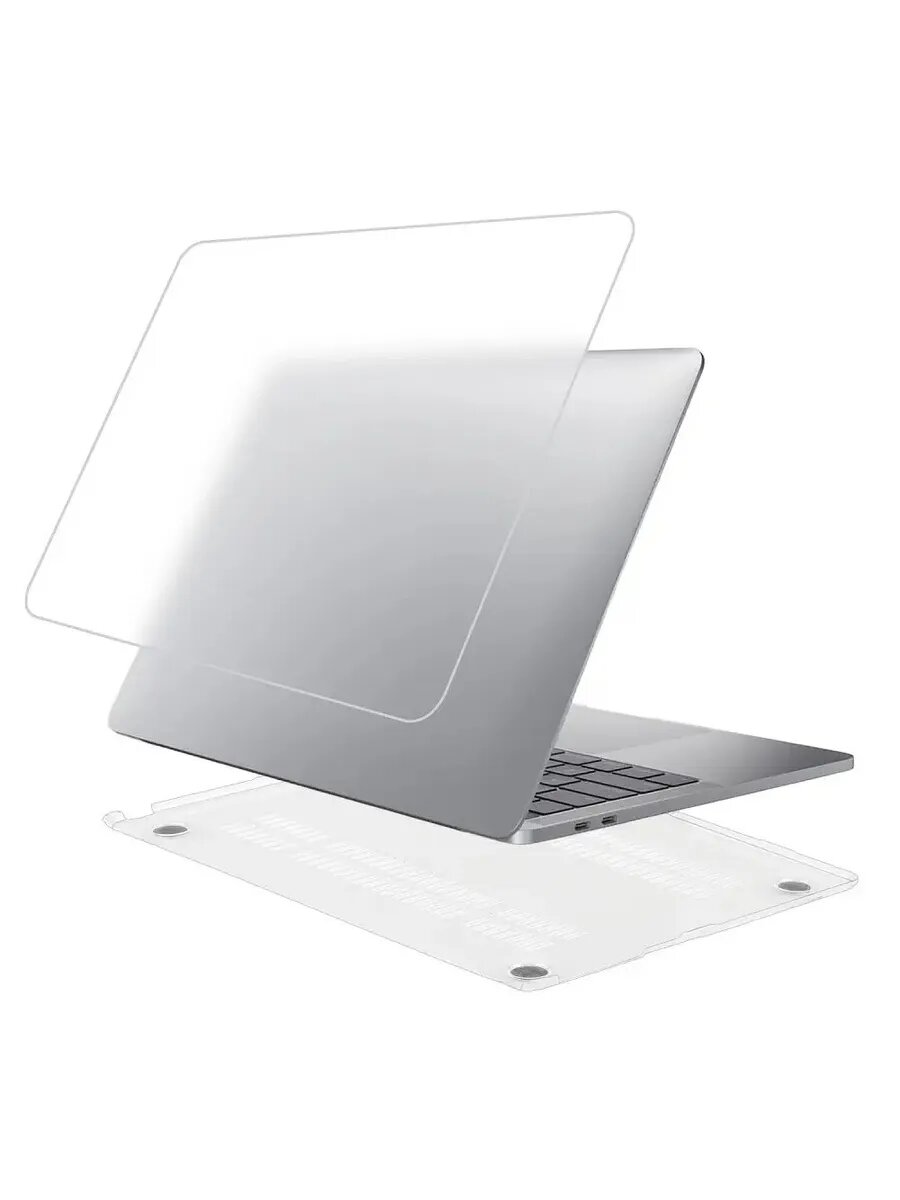 Прозрачный чехол для ноутбука 15" с кристаллическим дизайном