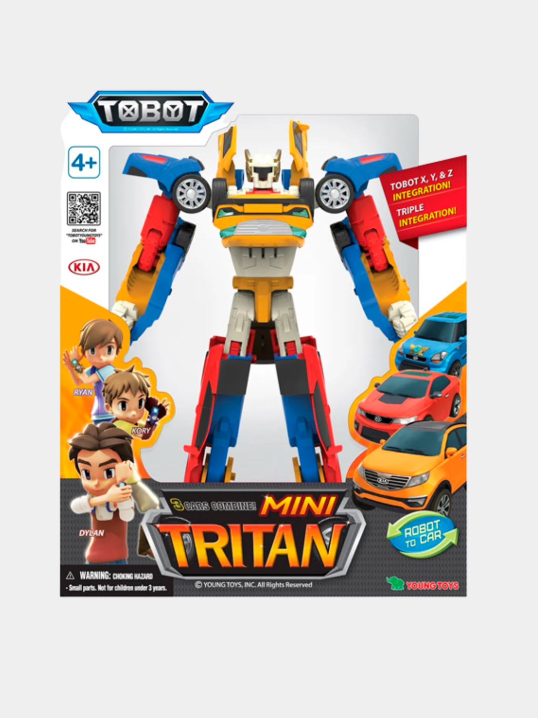 Трансформер 4в1, машинка для детей, робот, машинка для мальчиков — фото 1