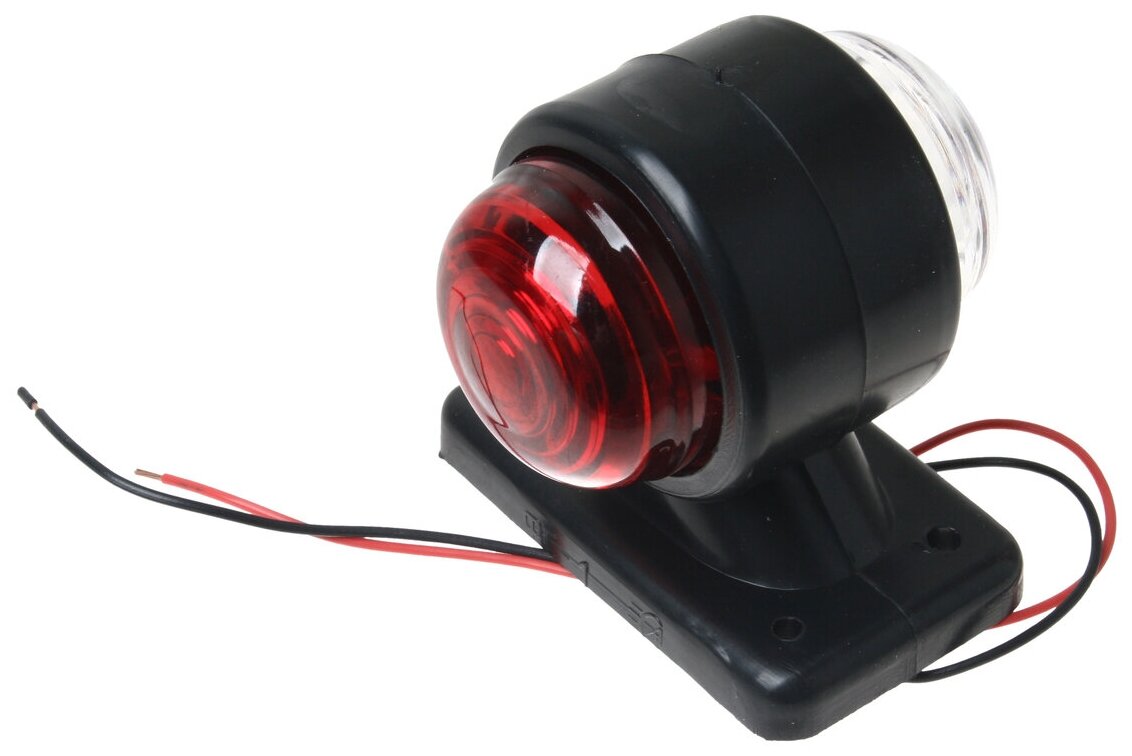 фото Фонарь габаритный красный/белый Б/Л техавтосвет ФГ-1