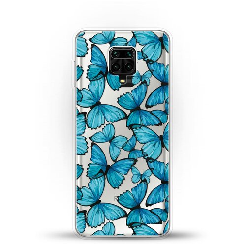 фото Силиконовый чехол бабочки на xiaomi redmi note 9s andy & paul