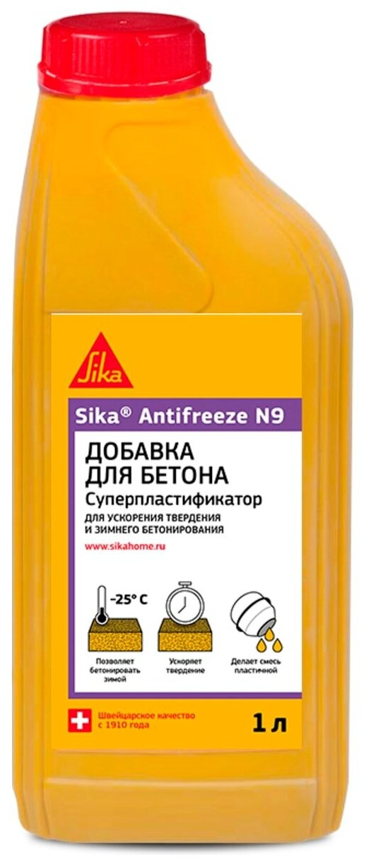 SIKA Добавка для бетона комплексная Sika Antifreeze N9 1 л