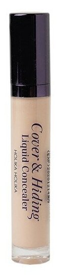 HOLIKA HOLIKA Консилер для лица жидкий Cover & Hiding Liquid Concealer, 5 мл, 01 Светлый бежевый