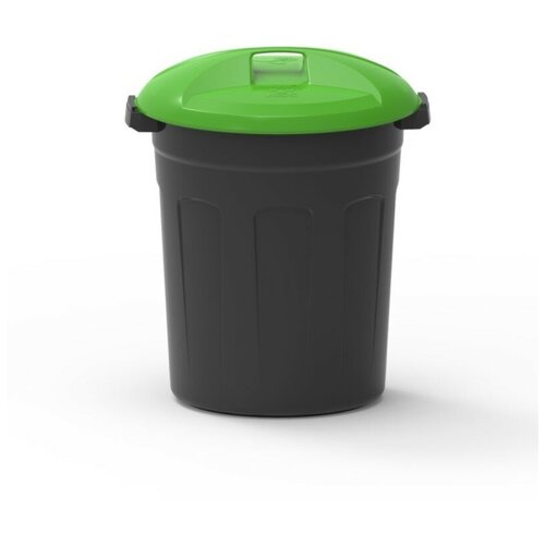 Мусорные баки с крышкой 90 литров