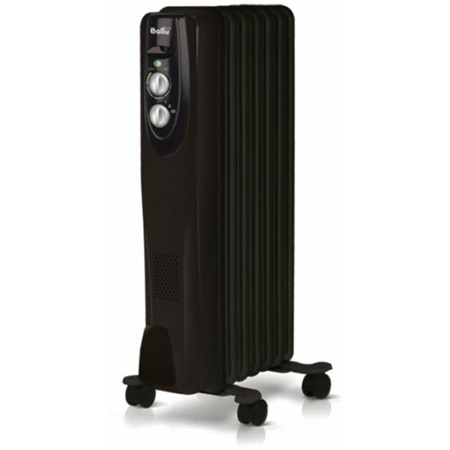 Обогреватель масляный BALLU BOH CL-07BRN 1500 Вт 7 секций черный 425400₽