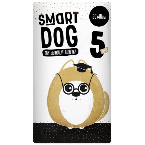 Smart Dog пелёнки Smart Dog пелёнки впитывающие пеленки для собак 60*40, 5 шт