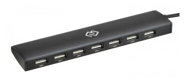 Разветвитель USB-C Digma HUB-7U2.0-UC-B черный