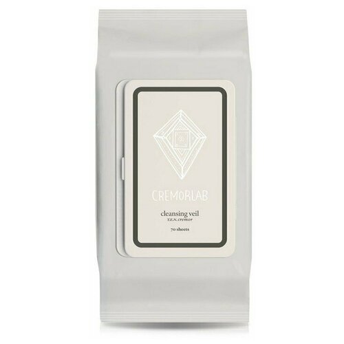 Cremorlab (Креморлаб) T.E.N. Cremor Cleansing Veil / Салфетки для снятия макияжа, 70 шт.