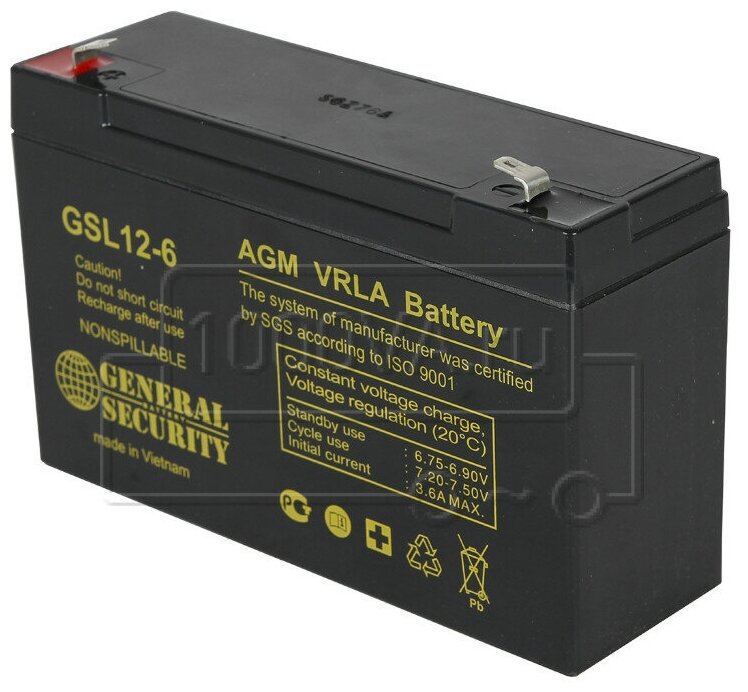 Аккумуляторная батарея General Security GSL12-6