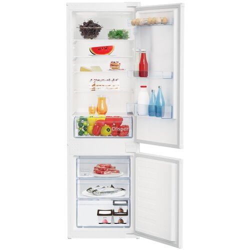 Встраиваемый холодильник Beko BCSA2750, белый встраиваемый холодильник beko bluelight bcna275e2s