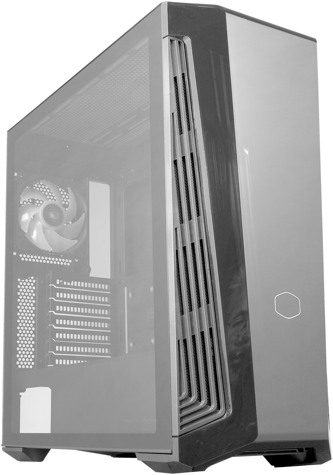Корпус eATX Cooler Master MB540-KGNN-S00 черный, без БП, боковая панель из закаленного стекла, 2*USB 3.2, USB Type-C, audio - фото №2