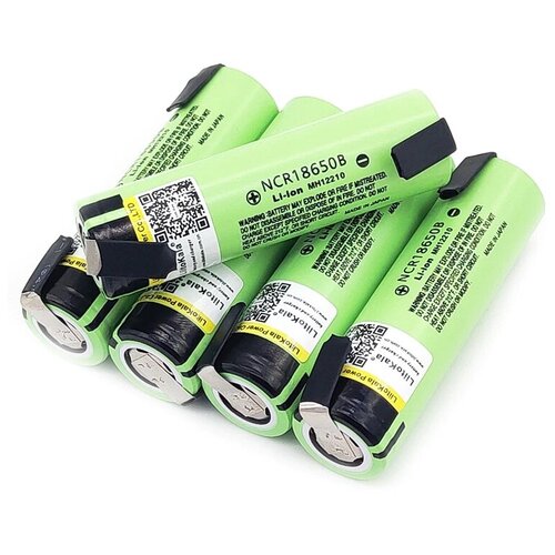 фото Аккумулятор liitokala 18650 li-ion 3.7в 3400mah незащищенный с выводами (ncr18650b)